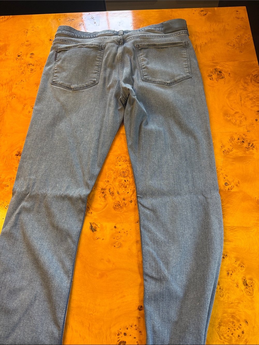 PAIGE Men's Light Blue Straight Jeans - Picture 4 of 4